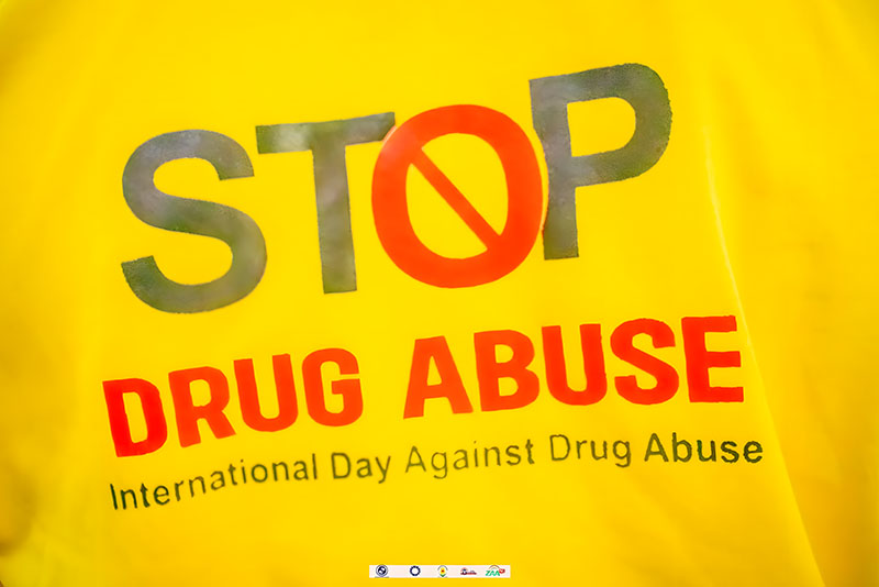 A stop drug abuse shirt artwork